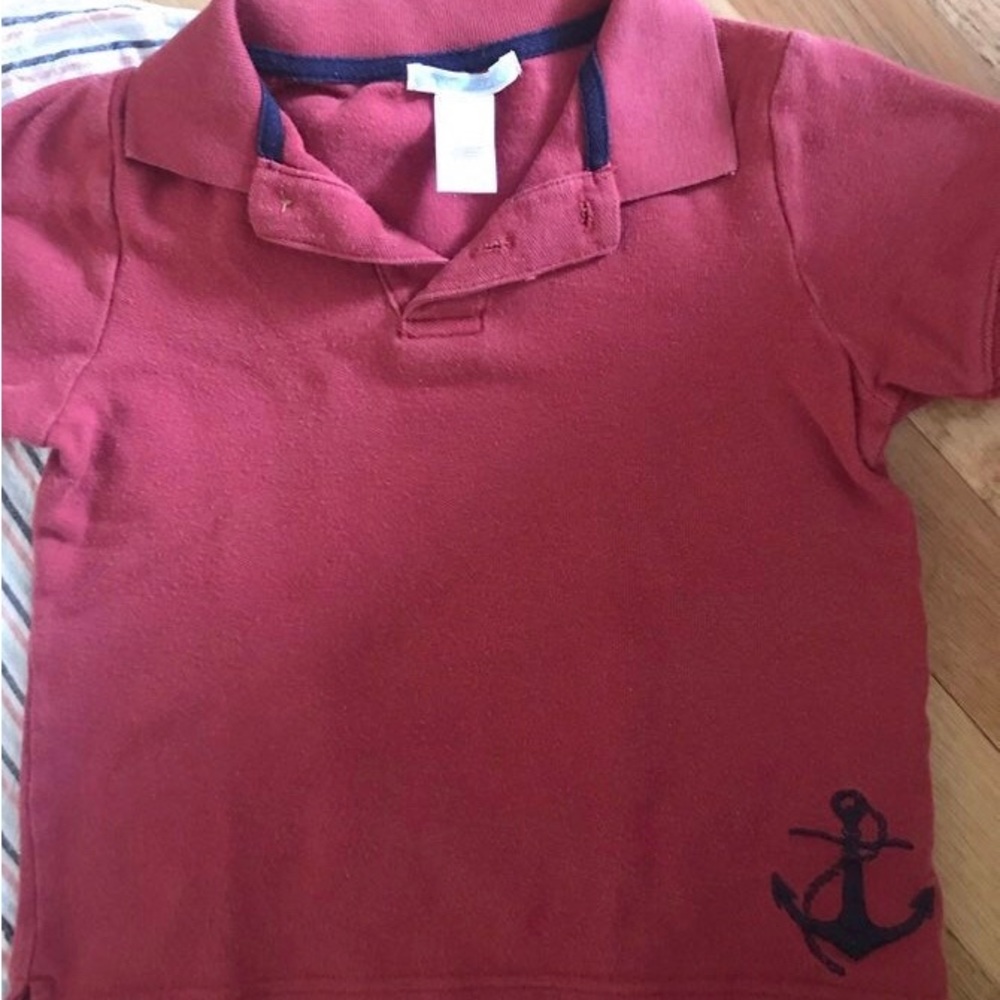 Janie & Jack Polo boys short sleeve shirt Size 4